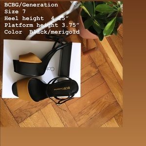 Platform BCBG heels